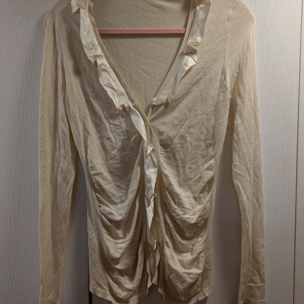 Elie Tahari Cashmere And Silk Cardigan